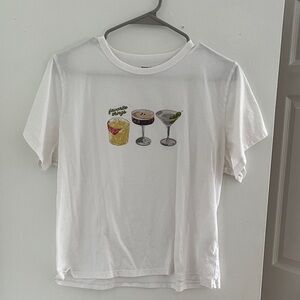 Abercrombie & Fitch White Short Sleeve Tee